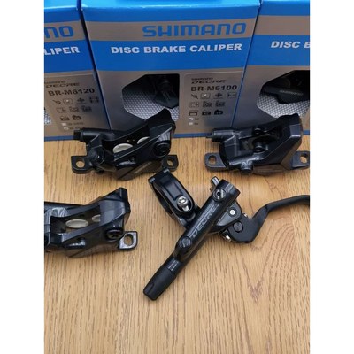 Deore M6100刹把M6120 MT520 420四活塞山地车刹车夹器