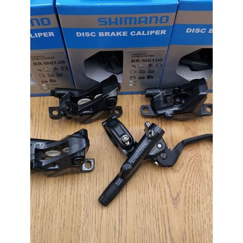 Deore M6100刹把M6120 MT520 420四活塞山地车刹车夹器