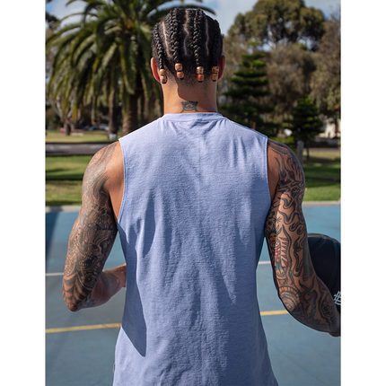 ZONEiD 新款男春夏运动背心针织篮球训练运动透气纯色无袖坎肩