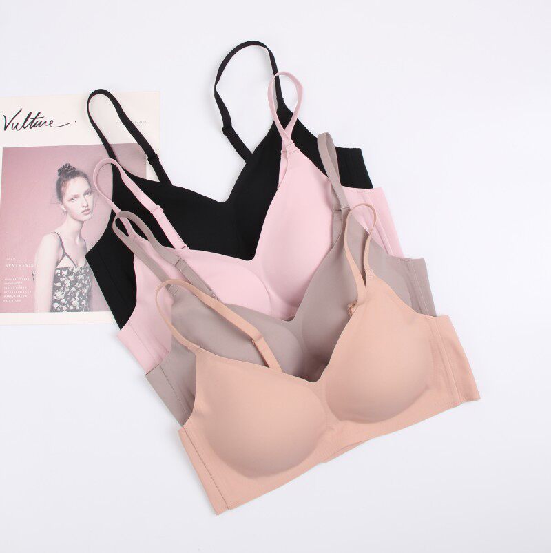 天然乳胶无钢圈内衣女聚拢睡眠文胸零束缚薄款健康养护胸罩汐黛儿