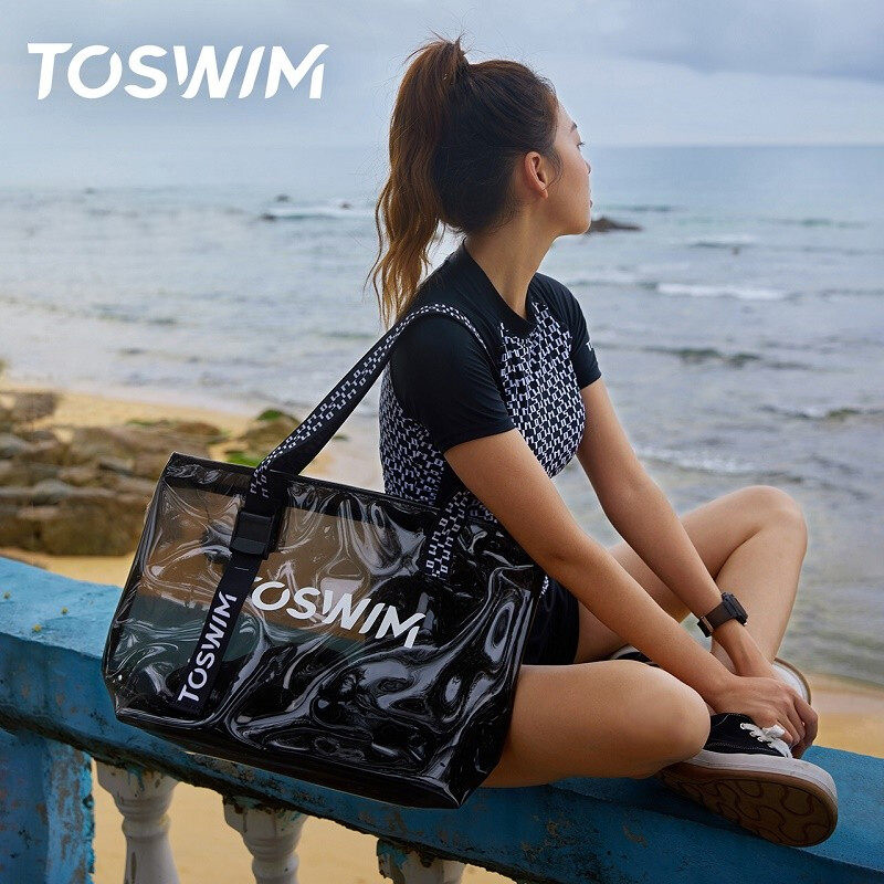 TOSWIM拓胜游泳包女干湿分离防水包大容量沙滩温泉泳衣收纳袋健身