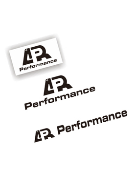 适用于APR PERFORMANCE碳纤维包围改装车身贴花APR尾翼车贴纸7546