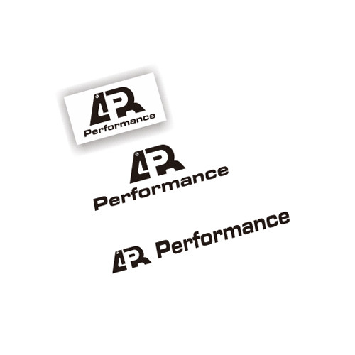 适用于APR PERFORMANCE碳纤维包围改装车身贴花APR尾翼车贴纸7546