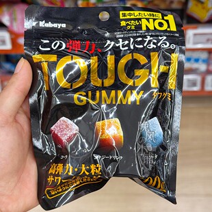 日本直邮卡巴也TOUGH系列软糖可乐汽水味酸爽水果口味