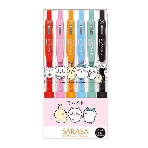 现货日本斑马zebra新款chiikawa可爱自嘲熊限定彩色中性笔0.5