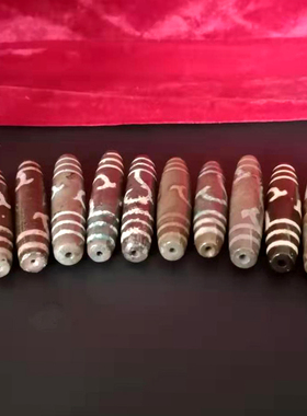 绿度母老天珠颈饰古玩包邮男女