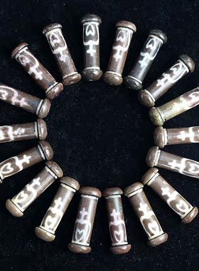 吊坠宝瓶天珠百搭古董金刚杵