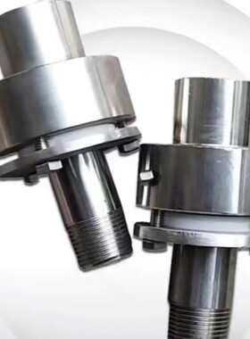 不锈钢夹层锅DN20六分万向节铜DN25蒸汽旋转头煮锅配件360度接头