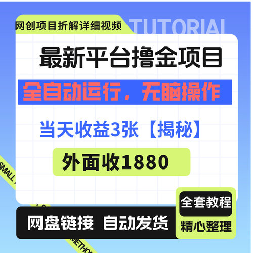 最新平台撸金项目全自动运行揭秘