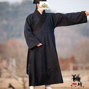 华韵坊【定制】斜纹灯芯绒 长褂 短褂  三宝领 春秋季 抗皱 道裝