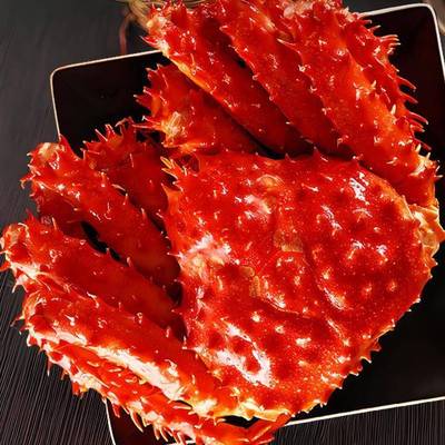 智利帝王蟹 进口熟冻特大长脚蟹帝皇蟹俄罗斯皇帝蟹整只活冻