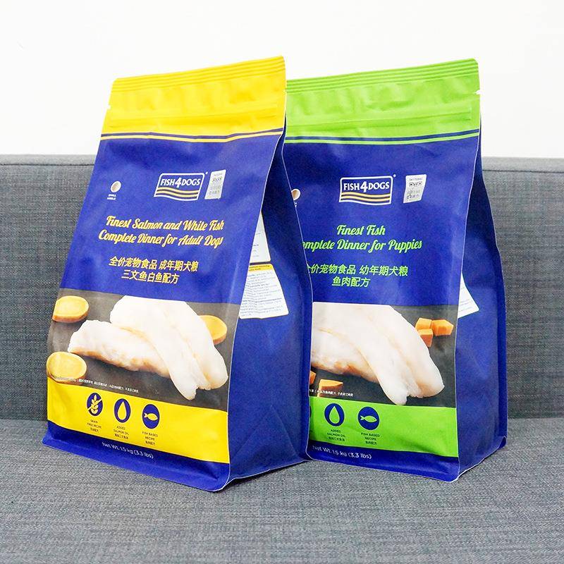 FISH4PETS三文鱼白鱼成犬大颗粒小颗粒狗粮