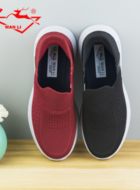 万里春秋女鞋舒适平底透气单鞋日常穿休闲鞋轻便运动鞋SJT2847