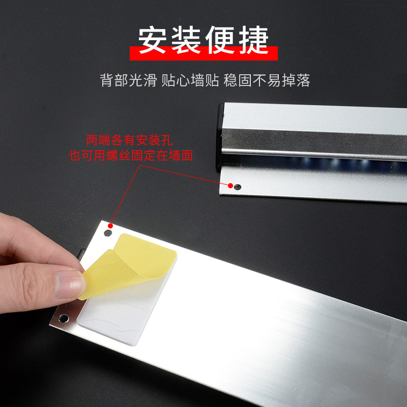 알루미늄 합금 걸이 주문 유물 레스토랑 클립 유닛 주방 벽 걸이 장치 작은 티켓 홀더 종이 랙 테이크 아웃 걸이 주문 랙