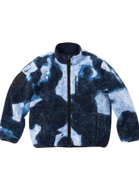 FCG自主FW21联名Fleece Jacket扎染摇粒绒羊羔绒夹克外套百搭nis