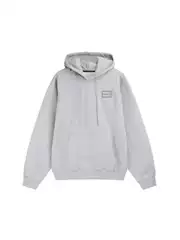 Fcg American S-Style Co-Branded Solid Color Versatile Hooded Sweatshirt Set with Block Embroidery Letter Pattern on the Chest