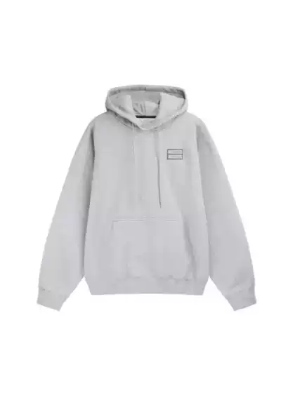 Fcg American S-Style Co-Branded Solid Color Versatile Hooded Sweatshirt Set with Block Embroidery Letter Pattern on the Chest
