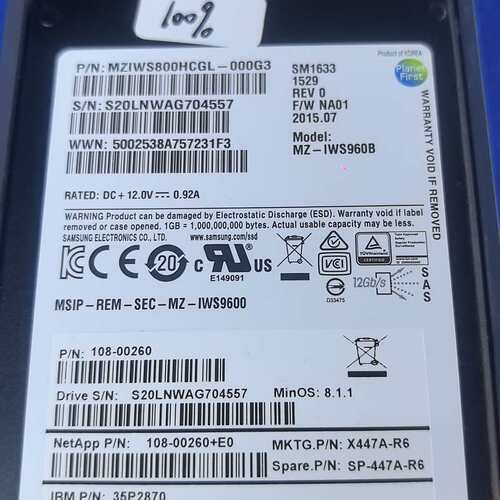 议价SM1633 800G SAS X447A-R6 800