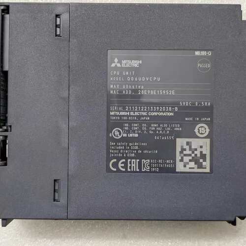 议价三菱Q06UDVCPU CPU模块，日本原装，成色几乎全，
