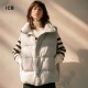羊毛混纺羽绒背心90%白鹅绒马甲商场同款 ICB日系春季 通勤宽松版