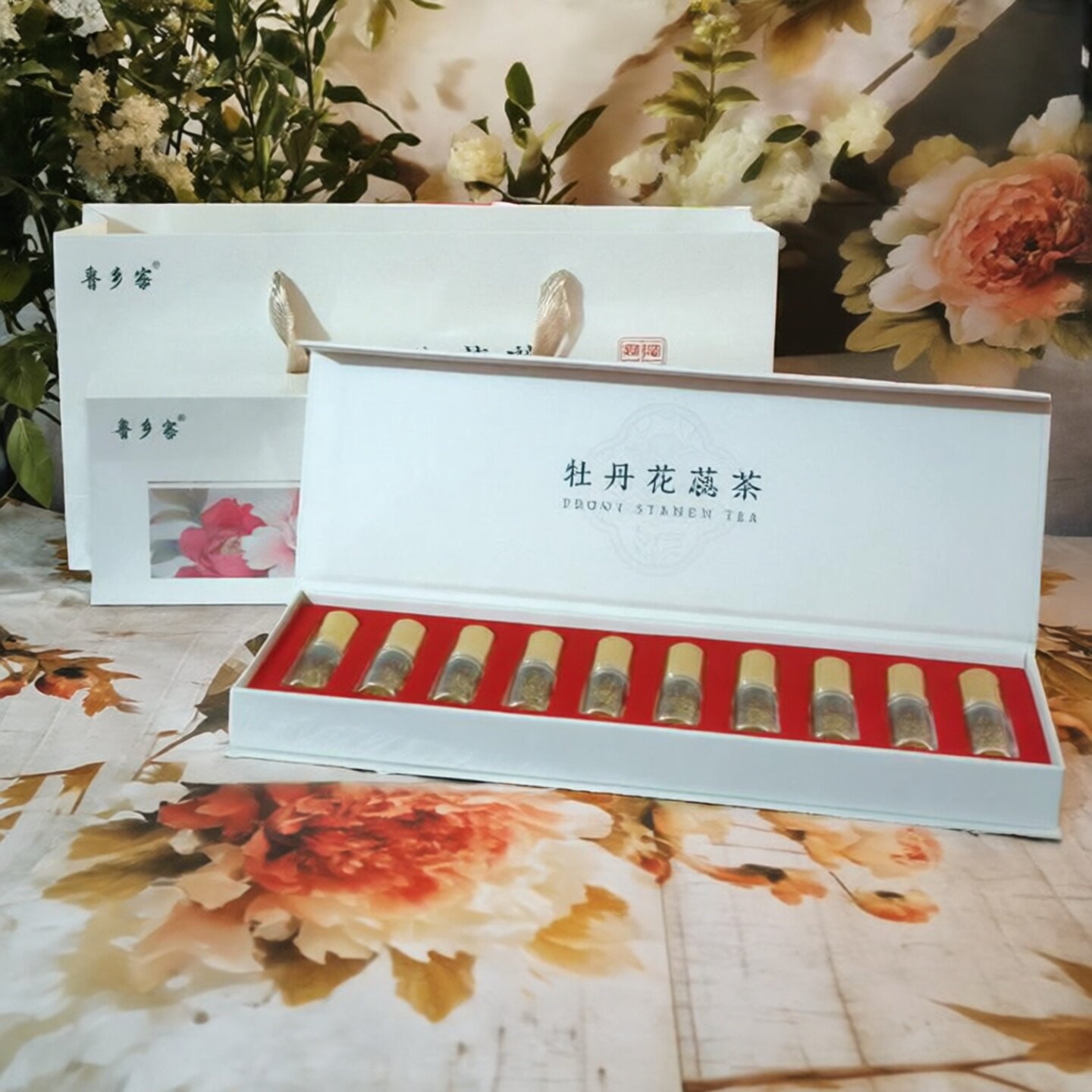 菏泽牡丹花蕊茶花草茶