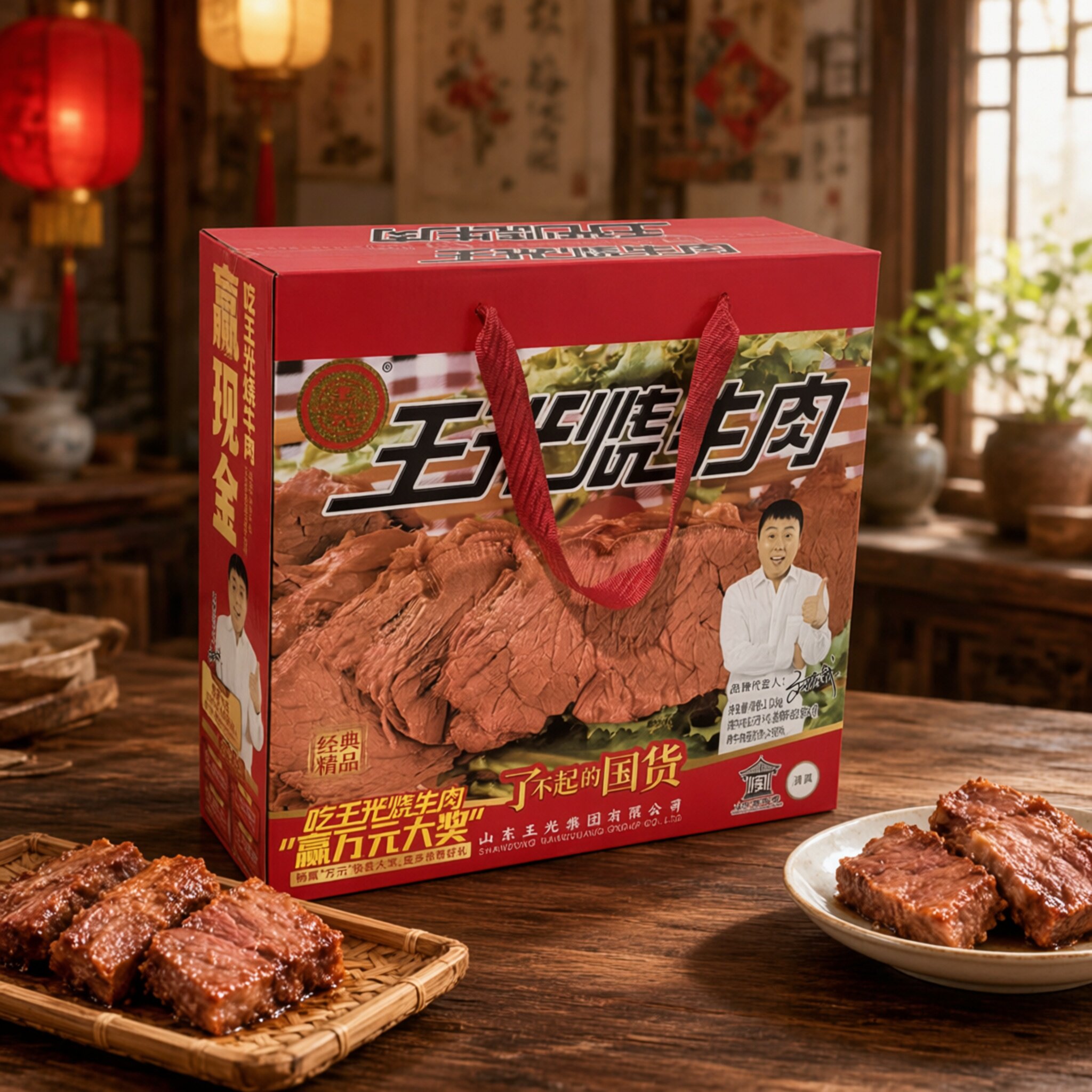 卤味健身山东菏泽礼盒王光烧牛肉