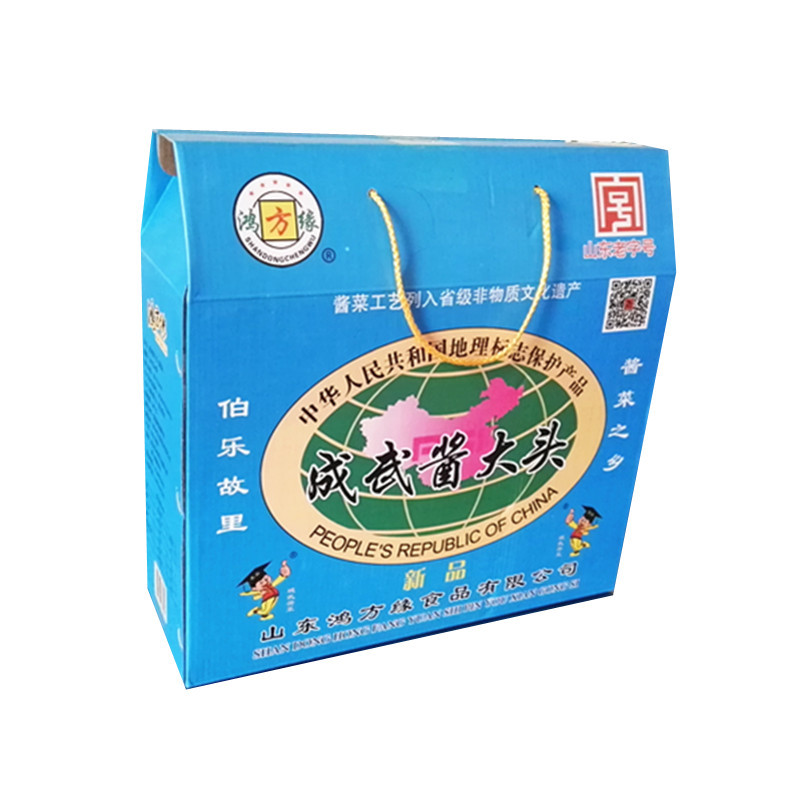 山东新款老乡成武酱大头鸿方缘酱菜礼盒装疙瘩下饭小菜菏泽特产