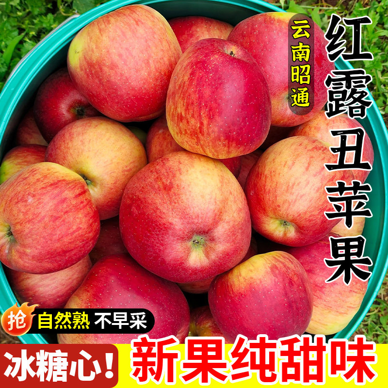 正宗云南昭通红露苹果冰糖心20苹果