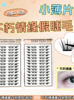 免胶小薄片系列不朽情缘睫毛书
