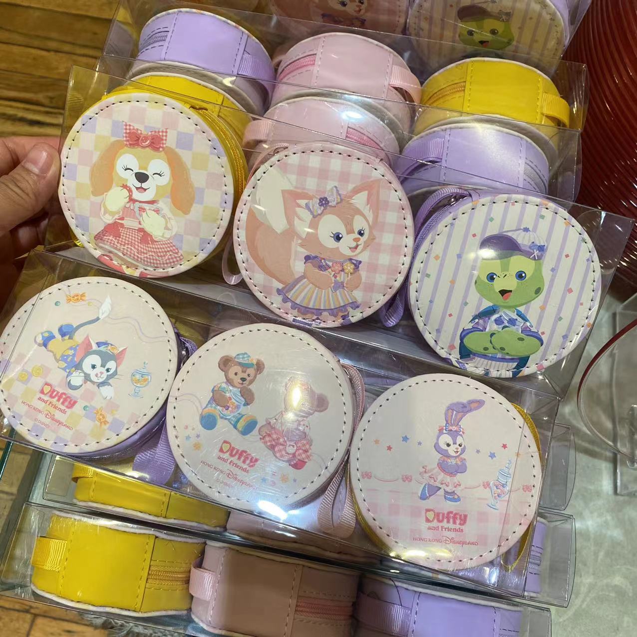 香港迪士尼代购可琦安饼饼玲娜贝儿乌龟Olu拉链耳机包糖果零钱包