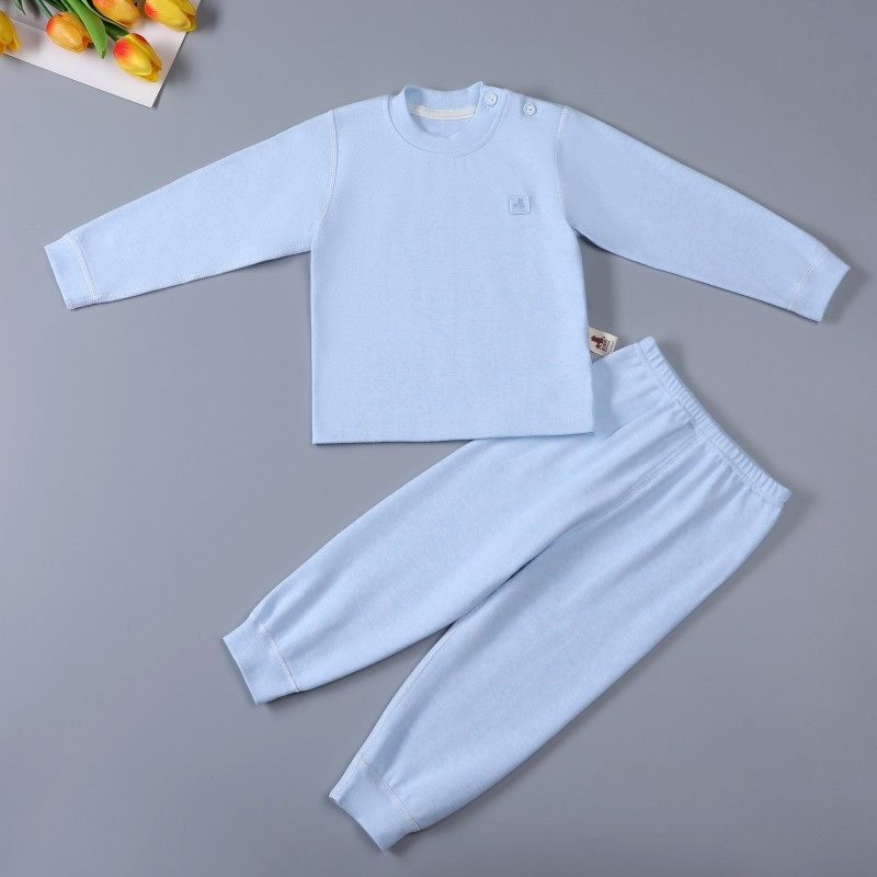 儿童纯棉秋衣秋裤男童女童舒绒彩棉宝宝套装婴儿秋冬全棉保暖内衣,童装/婴儿装/亲子装,家居服套装,淘宝优惠券,粉丝福利购,淘宝优惠卷