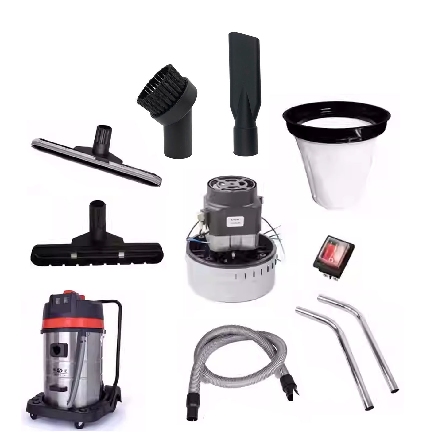 东亿牌吸尘器配件/ZD-98-2B-3B-ZD28/70/80/100L/过滤网尘袋尘隔