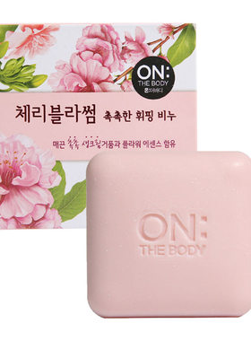 韩国进口lg安宝笛樱花90g中香皂