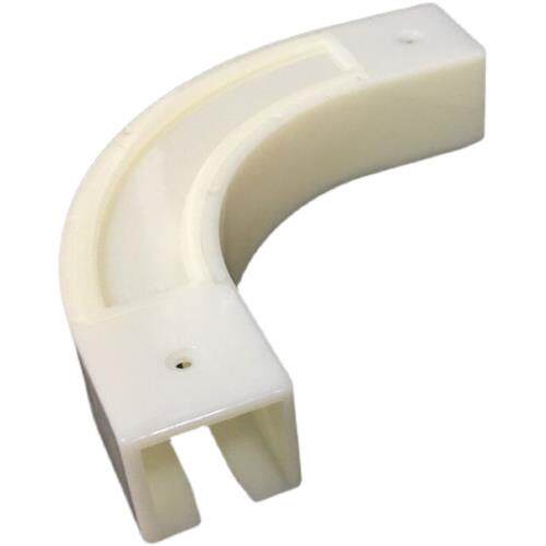 窗帘轨道直轨转弯角方轨拐角器90度弯曲轨道链接转弯器窗配件辅料