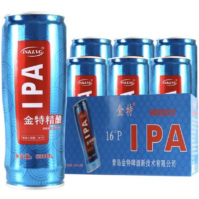 16青岛原浆金特淡色艾尔630ml