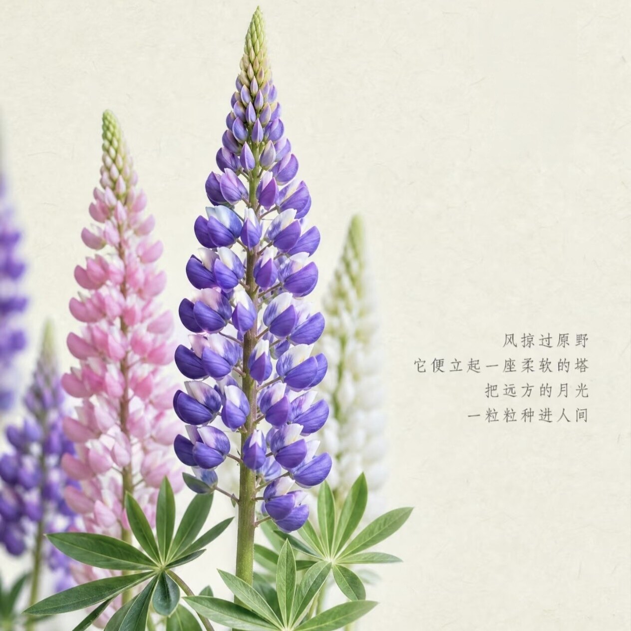 羽扇豆花苗多年生耐寒盆栽植物