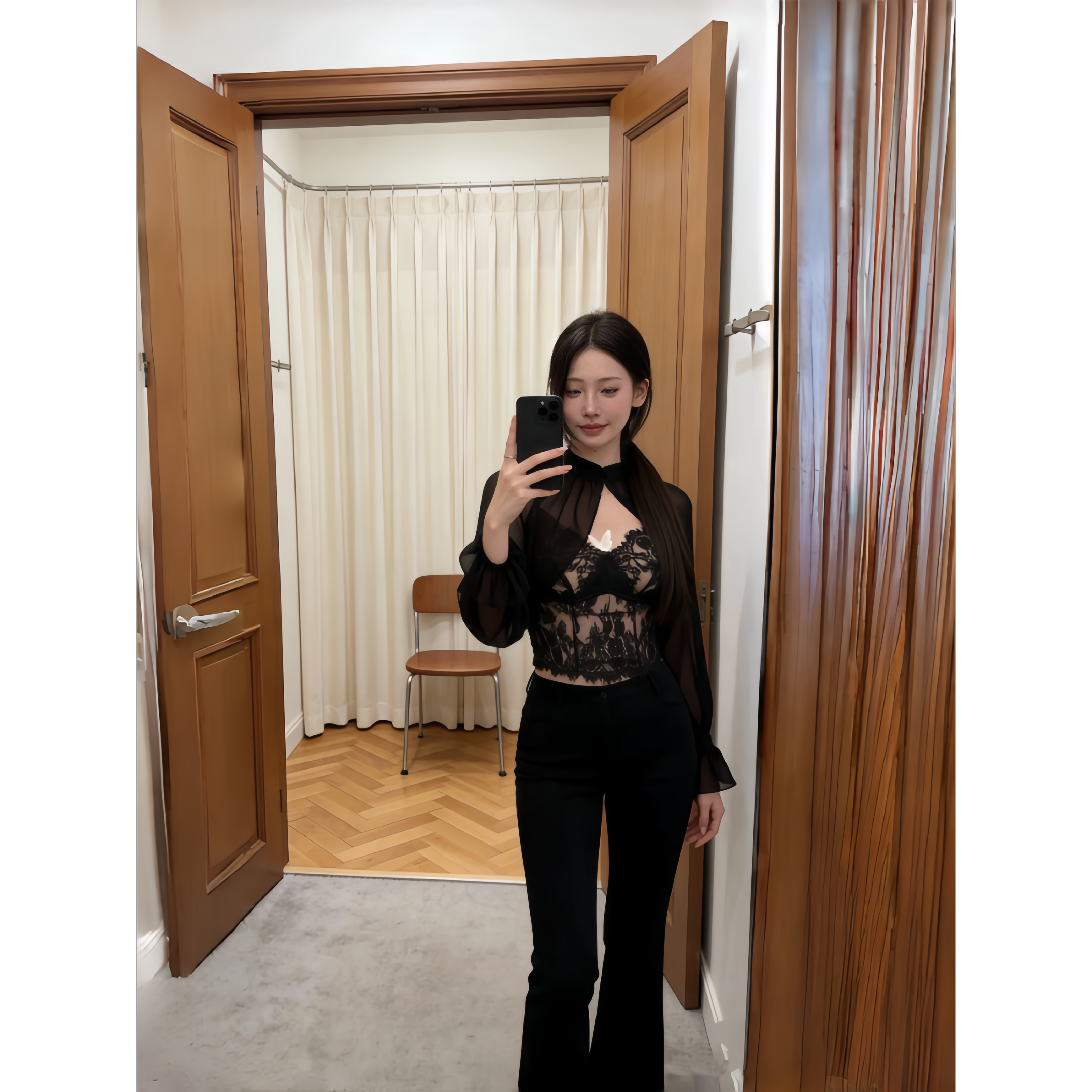 纯欲辣妹风气质修身披肩蕾丝背心女装2026春季新款时尚两件套上衣,女装/女士精品,时尚套装,淘宝优惠券,粉丝福利购,淘宝优惠卷