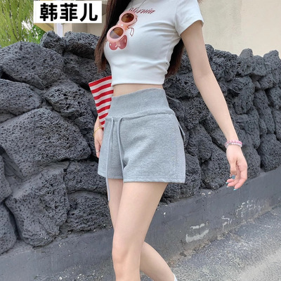 质量美式抽绳休闲运动短裤女2025新款夏季显瘦a字热辣妹裤子