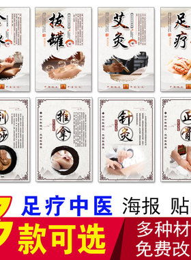 推拿中医养生馆装饰画