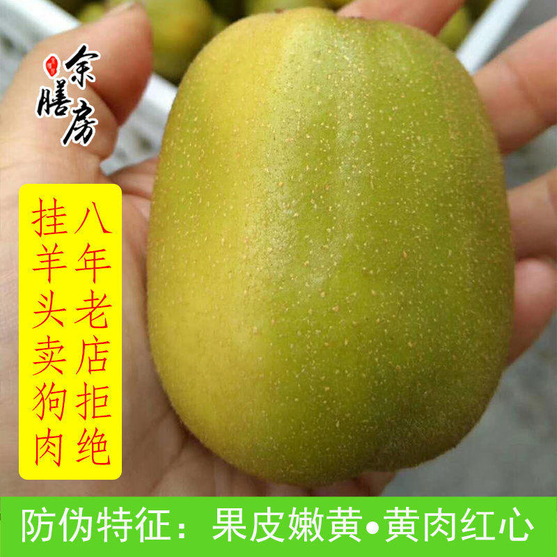 正宗四川广元特产苍溪红心猕猴桃新鲜应季水果黄肉奇异果整箱5斤