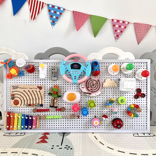 忙碌板DIY配件洞洞板材料蒙氏早教益智自制玩具宝宝幼儿园安静角