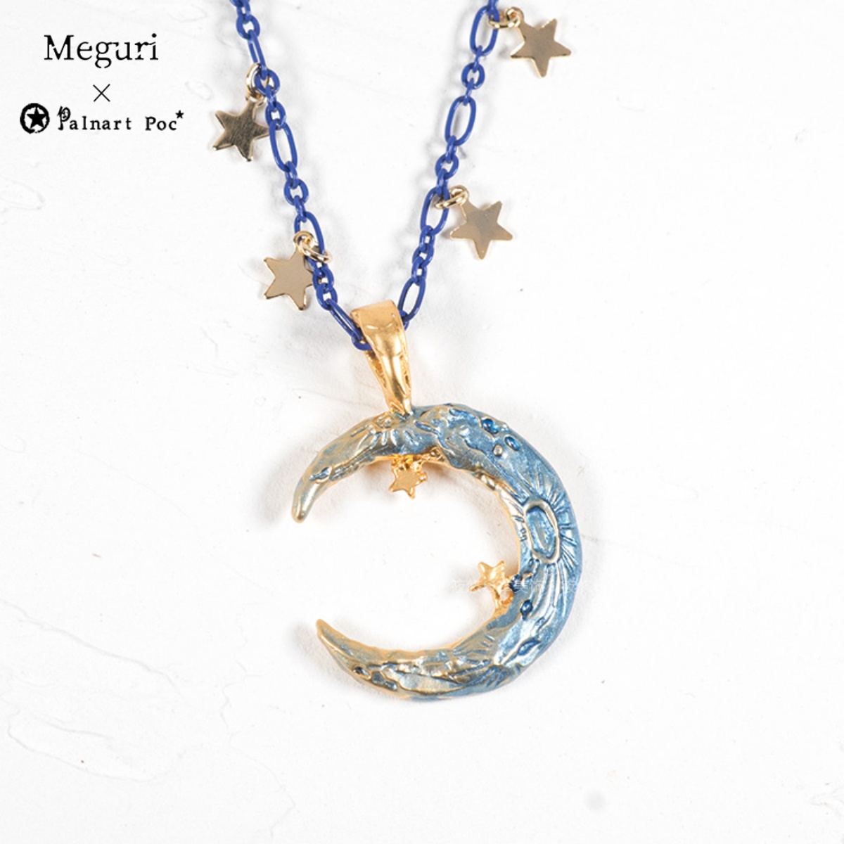palnartpoc蓝色月亮梦幻项链