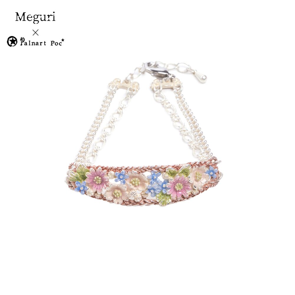 巡meguri精品Palnart poc繁花满篮手链樱花蓝星花粉雏菊日本手作