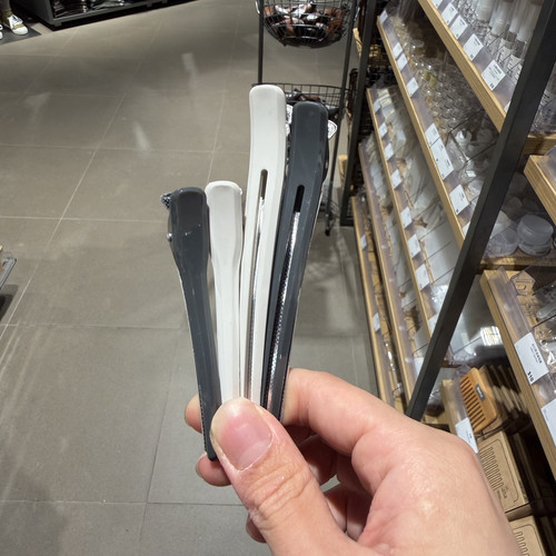 包邮正品 无印良品MUJI 发夹/鹤嘴夹 日本进口发卡束发边夹对夹