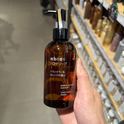 香港MUJI无印良品精油香薰洗手液桧木薰衣草依兰香橙洗手液200ml