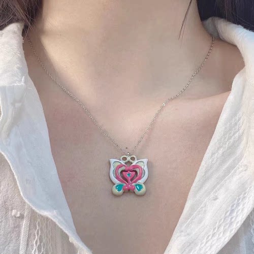 巴啦啦能量！小红书同款小魔仙变身器项链设计感甜美少女心锁骨链