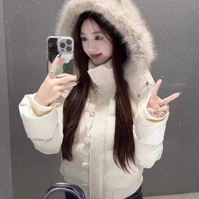 2025韩系新款毛领羽绒服