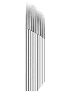 纹绣针弯弯绣打雾双排1q5针23针手工排针斜排21针丝雾眉雾王纹眉