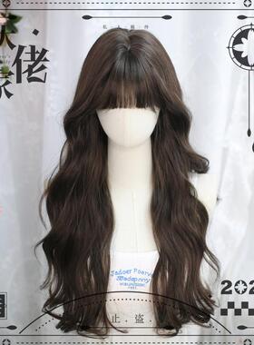 大佬家假发lolita仿真假发全头套百搭长卷发仿真自然icos全头套女
