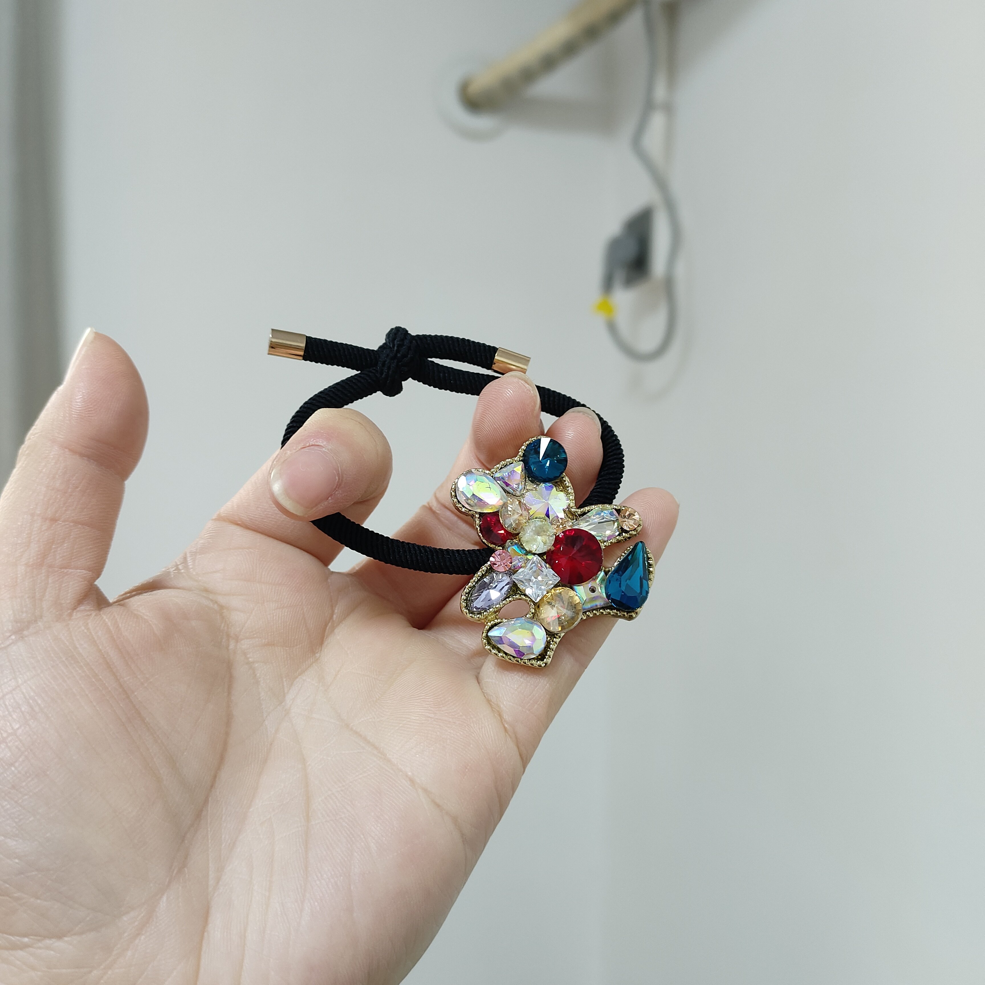 （满15包邮发货）重工满钻水晶小熊发圈,饰品/流行首饰/时尚饰品新,发饰,淘宝优惠券,粉丝福利购,淘宝优惠卷